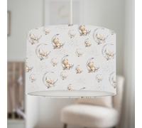 Big Little Bedrooms Bedtime for Bunny and Bear Lampshade, Grey - 25cm Dia x 19cm High - Lamp Base