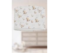 Big Little Bedrooms Bedtime for Bunny & Bear Lampshade Grey | Size: 40 cm diameter x 25 cm high Big Little Bedrooms Grey 40 cm diameter x 25 cm high