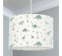Big Little Bedrooms Dinosaurs Lampshade, Green - Lamp Base - 40cm