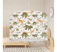 Big Little Bedrooms Earth Dinosaurs Lampshade - 35cm Dia x 21cm High - Lamp Base