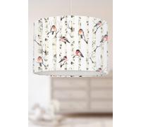 Big Little Bedrooms Little Red Robin Lampshade | Size: 40 cm diameter x 25 cm high Big Little Bedrooms Multicolor 40 cm diameter x 25 cm high
