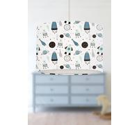 Big Little Bedrooms Men's Bold Space Print | Size: 30 cm diameter x 21 cm high Big Little Bedrooms Multicolor 30 cm diameter x 21 cm high