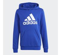 adidas Unisex Kids Big Logo Essentials Cotton Hoodie, semi lucid blue/white, 7-8 Years