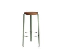 BIG LOU Stool Stained Oak/Eucalyptus Grey