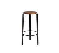 BIG LOU Stool Stained Oak/Graphite Black