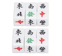 BIG MAHJONG DICE PLASTIC EAST WEST SOUTH NORTH FOR BOARD GAMES CASINO WHITE