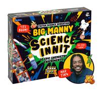 John Adams Big Manny Science INNIT | 10 Epic Science Experiments for Kids | Create a Home Lab | STEM Learning Resource | Includes Test Tubes, Beakers & Goggles | Age 10+ | Christmas or Birthday Gift