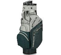 BIG MAX 2026 DRILITE SILENCIO 3 GOLF CART TROLLEY BAG - FOREST GREEN / OFF WHITE