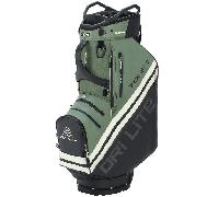 BIG MAX 2026 DRILITE TOUR 2 GOLF CART TROLLEY BAG - BLACK / OLIVE GREEN / OFF WHITE