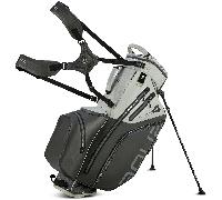 BIG MAX AQUA HYBRID 4 STAND BAG - GREY / SILVER +FREE GIFT