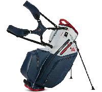BIG MAX AQUA HYBRID 4 STAND BAG - NAVY / WHITE / RED +FREE GIFT