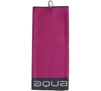 BIG MAX AQUA TOUR TRI FOLD TOWEL - FUCHSIA / CHARCOAL