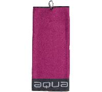 BIG MAX AQUA TOUR TRI FOLD TOWEL - FUCHSIA / CHARCOAL