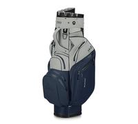 BIG MAX Dri Lite Silencio 3 Cart Bag - Water-Repellent Golf Bag (Navy/Off-White)