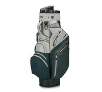 BIG MAX Dri Lite Silencio 3 Cart Bag - Water-Repellent Golf Bag (Forest Green/Off-White)