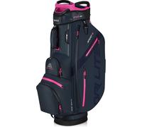 BIG MAX DRILITE SPORT 3 GOLF CART TROLLEY BAG - STEEL BLUE / FUCHSIA