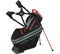 BIG MAX DRILITE HYBRID TOUR 2 STAND BAG - BLACK / CHARCOAL / RED +FREE GIFT