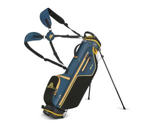 Big Max Heaven Six G Stand Bag 4 Divider, Lightweight Golf Bag with Legs, Standard, Unisex (Navy/Yellow)