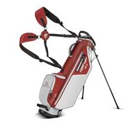 Big Max Heaven Six G Stand Bag 4 Divider, Lightweight Golf Bag with Legs, Standard, Unisex (White / Red)
