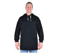 Big Mens Black Pullover Hoodie Long Oversized Man Hoody Large for Sizes 2XL 3XL 4XL 5XL 6XL 7XL 8XL, Size : 6XL