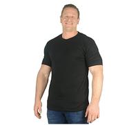 Big Mens Black Wyatt Short Sleeve Thermal Top T Shirt Vest Underwear for Sizes 2XL 3XL 4XL 5XL 6XL 7XL 8XL, Size : 4XL