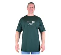 Big Mens Bottle Green Fork Off T Shirt Funny Cotton Joke Large Humorous Oversized Novelty Great Gift Tall for Sizes M L XL 2XL 3XL 4XL 5XL 6XL 7XL 8XL, Size : 4XL
