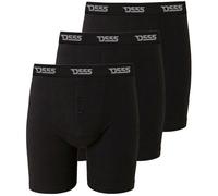 Big Mens D555 Duke Driver2 Three Pack Cotton Boxer Shorts in Black 3XL to 8XL