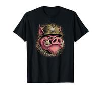 Big Military Wild Hog Face Costume T-Shirt