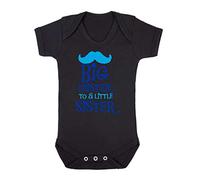 Big Mister to a Little Sister Sibling Baby Grow Vest, 0-3 Months, Black