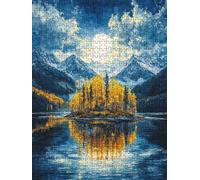 Big Mountain Tree Jigsaw Puzzles for Adults 5000, 5000 Piece Jigsaw Puzzles, Challenging Puzzle, Classic Educational Jigsaws Games, Fun Family Activities, for Home Wall Decoration Gift DX0YL0-180