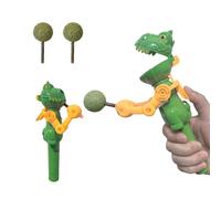 Big Mouth Dinosaur Catnip Lollipop for Cats - Press-Activated Interactive Toy with 2 Free Catnip Lollipops, Durable & Fun Cat Plaything