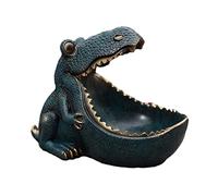Big Mouth Dinosaur Fish Lantern - Modern Resin Key Holder and Candy Jewelry Storage Box, Unique Decor for Home Organization