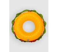 Cheeseburger Burger Pool Tube Float Beach Swim 4' Ring Big Mouth