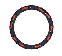 Big-Mouthed Dinosaur Steering Wheel Cover. Stretch-Fit Design for A Comfortable Grip, Suitable for Most Cars, Suvs and Trucks.