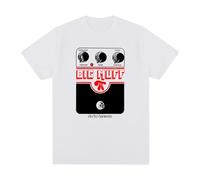 Big muff T-Shirt Guitar Pedal Effect shoegaze Cotton Men T Shirt Tee Tshirt White