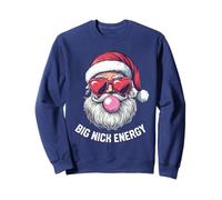Big Nick Energy Christmas Santa Buuble Gum Sweatshirt