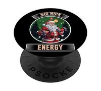 Big Nick Energy Santa Claus Holiday Fun PopSockets Adhesive PopGrip