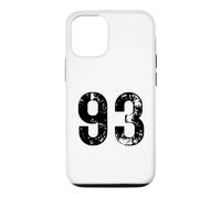 Big Number 93 for 93rd Birthday Ninety Three Years Old 1993 Case for iPhone 12/12 Pro