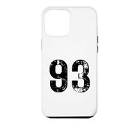 Big Number 93 for 93rd Birthday Ninety Three Years Old 1993 Case for iPhone 12 Pro Max