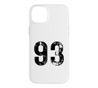 Big Number 93 for 93rd Birthday Ninety Three Years Old 1993 Case for iPhone 14 Plus