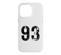 Big Number 93 for 93rd Birthday Ninety Three Years Old 1993 Case for iPhone 14 Pro Max