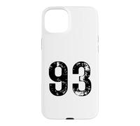 Big Number 93 for 93rd Birthday Ninety Three Years Old 1993 Case for iPhone 15 Plus