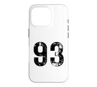 Big Number 93 for 93rd Birthday Ninety Three Years Old 1993 Case for iPhone 16 Pro
