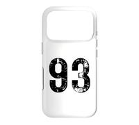 Big Number 93 for 93rd Birthday Ninety Three Years Old 1993 Case for iPhone 17 Pro