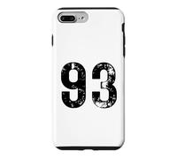 Big Number 93 for 93rd Birthday Ninety Three Years Old 1993 Case for iPhone 7 Plus/8 Plus