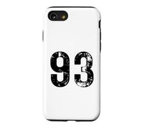 Big Number 93 for 93rd Birthday Ninety Three Years Old 1993 Case for iPhone SE (2020) / 7/8