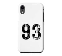 Big Number 93 for 93rd Birthday Ninety Three Years Old 1993 Case for iPhone XR