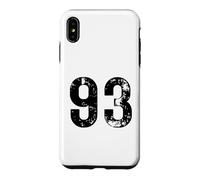 Big Number 93 for 93rd Birthday Ninety Three Years Old 1993 Case for iPhone XS Max