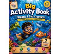 Big Ocean Activity Book for Kids Ages 4-8: 100+ Fun Activities Including Coloring, Mazes, Dot-to-Dot, Hidden Objects, Word Search & More (Milo's Amazing Adventures)