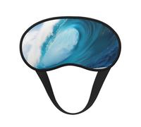 Big Ocean Wave Hd Print Adults Soft Washable Eye Mask for Light Blocking Nap Face Sleeping Travel Cover